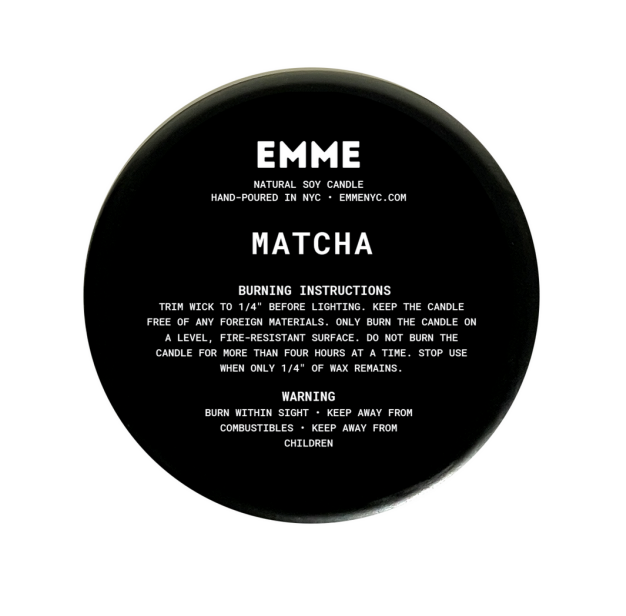 MATCHA | EMME Wood Wick Soy Candle