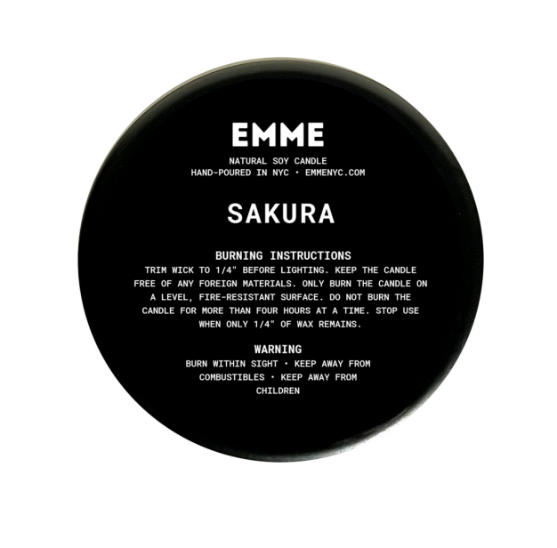 SAKURA | EMME Wood Wick Soy Candle